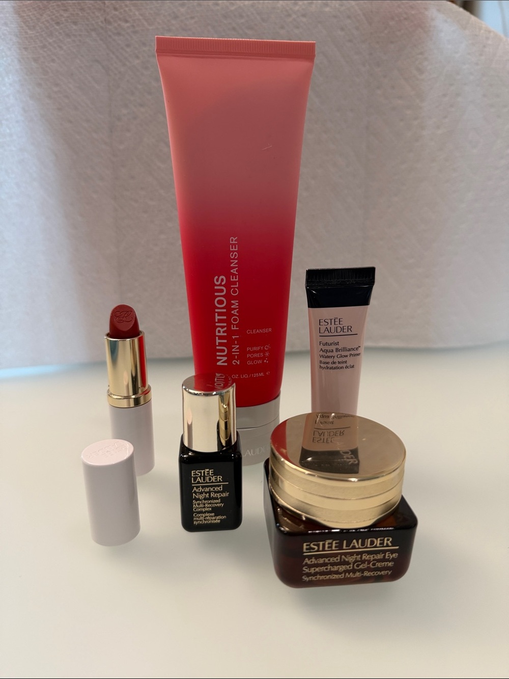 Estee Lauder Nutritious Cleanser + Advanced Night Repair & Skincare Set